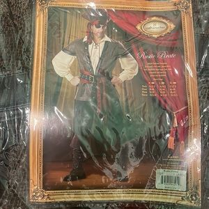 Pirates of the Caribbean Mens costume size XL worn once!
